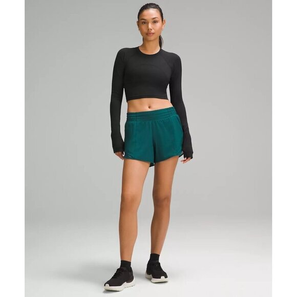 Swiftly Tech Cropped Long Sleeve 2.0 - Black - Picture 2 of 7